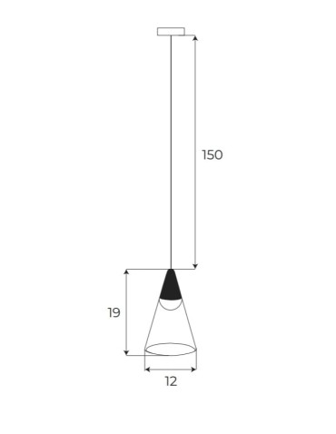 Maxlight Lampa Wisząca Magnetyczna Biała System ZigBee 6W 187lm 2700-5000K M0043Z - produkt 2