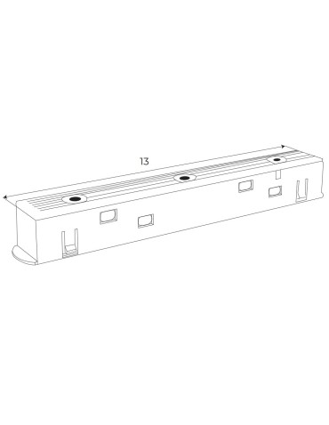 Maxlight Łącznik Sztywny Zasilania Pomiędzy Dwoma Szynami, Biały MA0019 - produkt 2