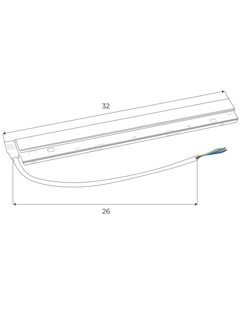 Akcesoria do szynoprzewodów magnetycznych - Maxlight Zasilacz Wewnętrzny 100W Do Szyn Magnetycznych, Kolor Biały MA0021 - product kolory-swiatla.pl 2