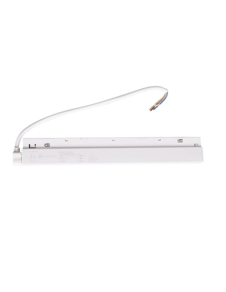 Maxlight Zasilacz Wewnętrzny 200W Do Szyn Magnetycznych, Kolor Biały MA0022