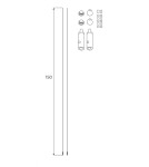 Maxlight Zestaw Linek Do Powieszenia Szyn Natynkowych Mt0018, Mt0019, Mt0028, Mt0029 MA0024 Maxlight Zestaw Linek Do Powieszenia Szyn Natynkowych Mt0018, Mt0019, Mt0028, Mt0029 MA0024
