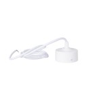 Akcesoria do szynoprzewodów magnetycznych - Maxlight Podsufitka - Adaptor Do Zewnętrznego Przyłącza Prądu Do Szyn Magnetycznych, Kolor Biały MA0026 - product 1