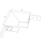 Maxlight Kątownik Głęboki Ściana/Sufit. Do Szyn MT0018, MT0019 MT0022 Maxlight Kątownik Głęboki Ściana/Sufit. Do Szyn MT0018, MT0019 MT0022