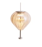 Lampy wiszące pojedyncze - Maxlight Lampa Wisząca Palloncini 1 Amber Glass P0575 - product 1