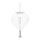 Lampy wiszące pojedyncze - Maxlight Lampa Wisząca Palloncini 1 Clear Glass P0527 - product 1
