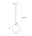 Maxlight Lampa Wisząca Pot P0582 Maxlight Lampa Wisząca Pot P0582