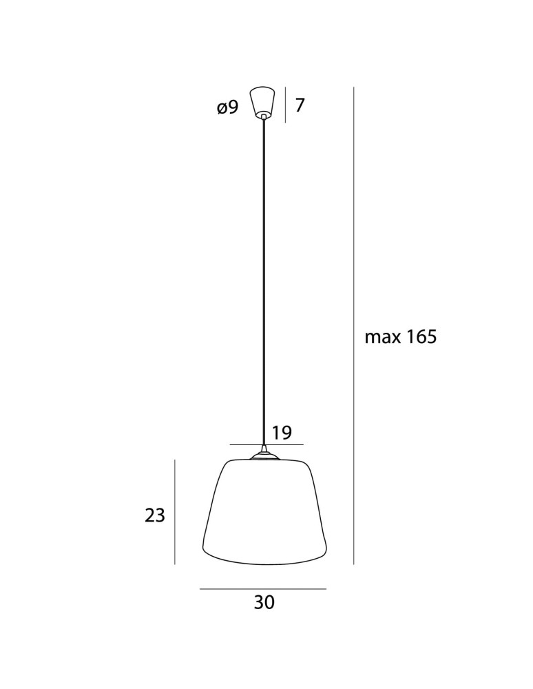 Maxlight Lampa Wisząca Pot P0582 Maxlight Lampa Wisząca Pot P0582