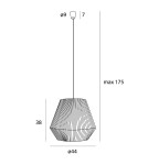 Lampy wiszące boho - Maxlight Lampa Wisząca Praslin II P0584 - product 5