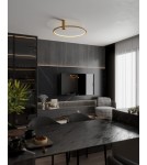 Maxlight Plafon Queen 60Cm Brushed Gold 15W 3000K C0239 Maxlight Plafon Queen 60Cm Brushed Gold 15W 3000K C0239