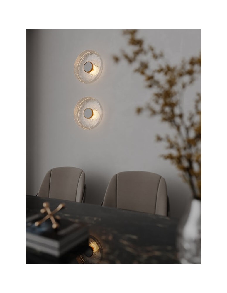 Kinkiety designerskie - Maxlight Kinkiet Signature 35Cm Klosz Transparentny W0379 - product kolory-swiatla.pl 4