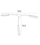 MAXLight Magnetic MA0016 Łączenie Zasilania Do Łącznika Mechanicznego T MAXLight Magnetic MA0016 Łączenie Zasilania Do Łącznika Mechanicznego T