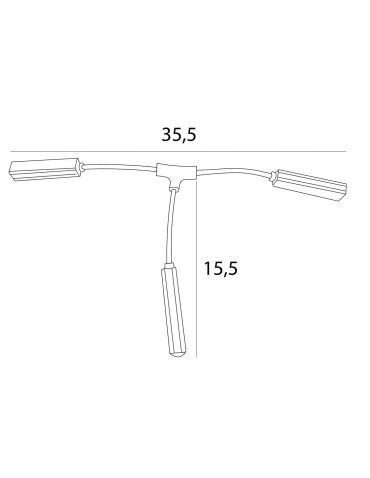 MAXLight Magnetic MA0016 Łączenie Zasilania Do Łącznika Mechanicznego T - produkt 2