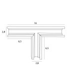 Akcesoria do szynoprzewodów magnetycznych - Maxlight Łącznik T Płytki -Ściana/Sufit. Do Szyn MT0011, MT0012 MT0017 - product 2
