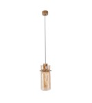 Lampy wiszące pojedyncze - Maxlight Lampa Wisząca Signature B Amber Glass P0602 - product 3