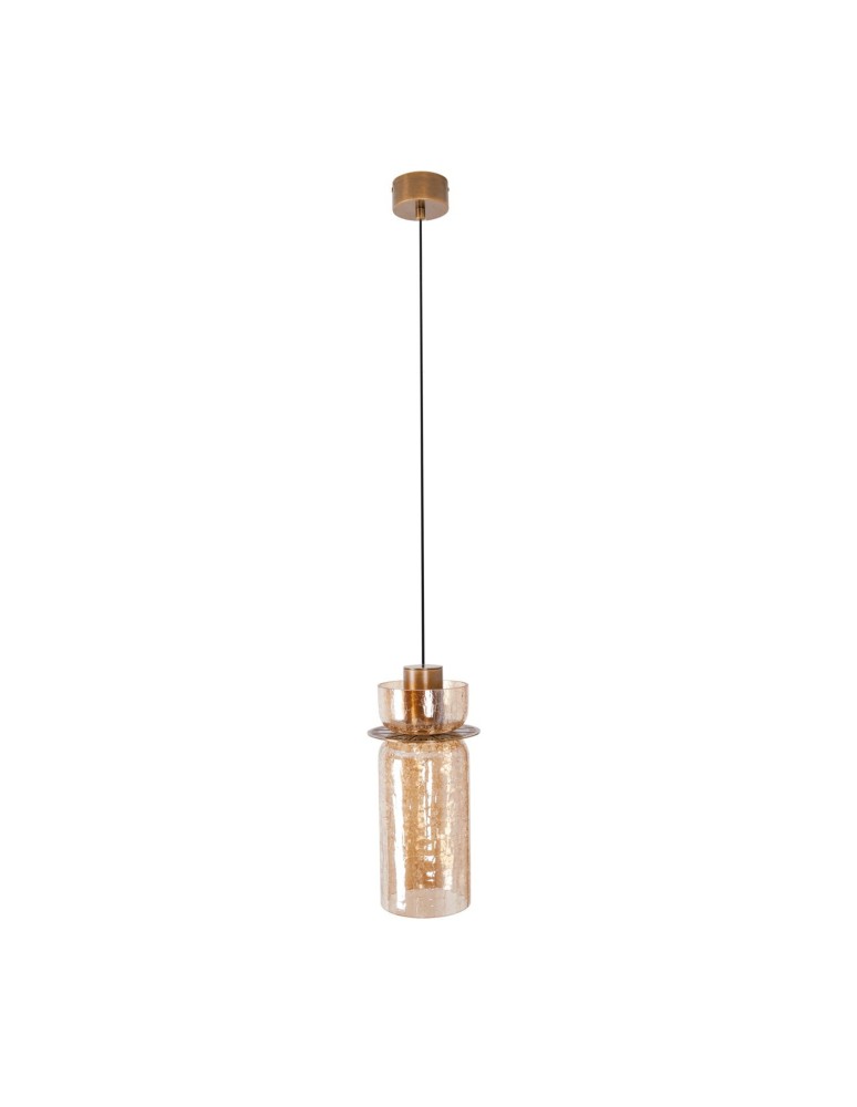 Lampy wiszące pojedyncze - Maxlight Lampa Wisząca Signature B Amber Glass P0602 - product kolory-swiatla.pl 3