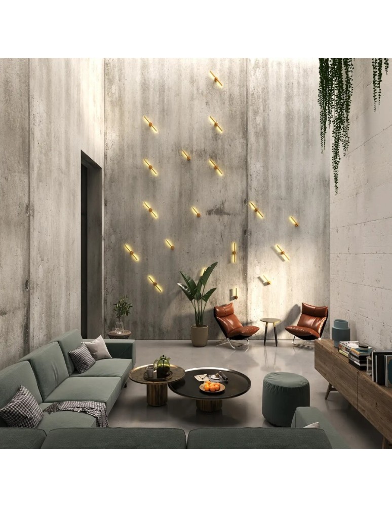 Kinkiety nowoczesne - Maxlight Kinkiet Merano I Złoty W0345 - product kolory-swiatla.pl 5