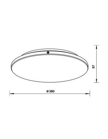 Zuma Line LINE BELLIS LED 24W 1400lm 4000K Chrom 12080022 Sufitowa - produkt 2