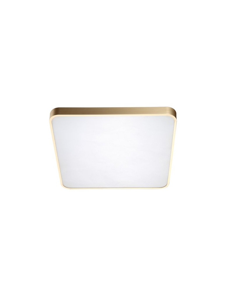 Lampy sufitowe kwadratowe - Zuma Line LINE SIERRA LED 40W 2600lm 4000K Złoty 12100006-GD Sufitowa - produkt kolory-swiatla.pl 1