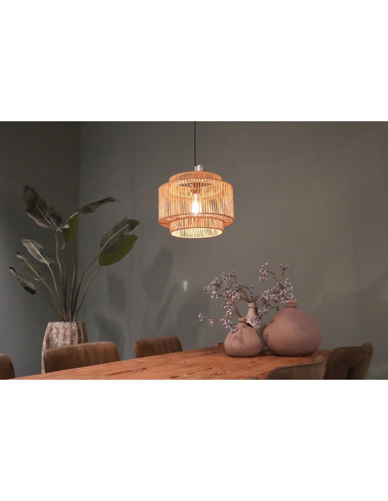 Dijk Lampa Wisząca w Stylu Boho 46x46x35cm Kolor Naturalny 55698-017 Dijk Lampa Wisząca w Stylu Boho 46x46x35cm Kolor Naturalny 55698-017