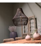 Dijk Lampa Wisząca Bambusowa w Stylu Boho 38x38x42cm Kolor Czarny 55703-074 Dijk Lampa Wisząca Bambusowa w Stylu Boho 38x38x42cm Kolor Czarny 55703-074