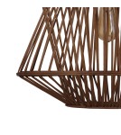 Dijk Lampa Wisząca Bambusowa w Stylu Boho 38x38x32cm Kolor Naturalny 55705-017 Dijk Lampa Wisząca Bambusowa w Stylu Boho 38x38x32cm Kolor Naturalny 55705-017