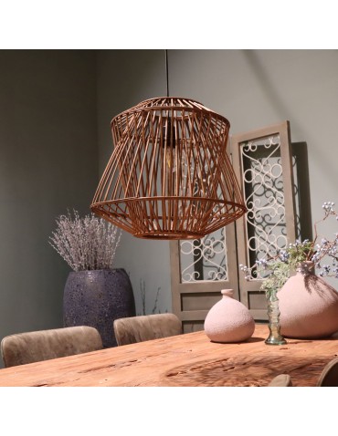 Dijk Lampa Wisząca Bambusowa w Stylu Boho 46x46x40cm Kolor Naturalny 55706-017 - produkt 2