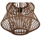 Lampy wiszące boho - Dijk Lampa Wisząca Bambusowa w Stylu Boho 46x46x40cm Kolor Naturalny 55706-017 - product 4