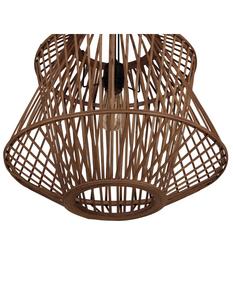 Dijk Lampa Wisząca Bambusowa w Stylu Boho 46x46x40cm Kolor Naturalny 55706-017