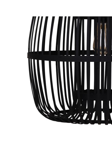 Dijk Lampa Wisząca Bambusowa w Stylu Boho 38x38x32cm Kolor Czarny 55707-074 - produkt 2