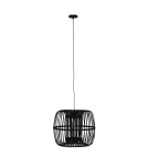 Dijk Lampa Wisząca Bambusowa w Stylu Boho 38x38x32cm Kolor Czarny 55707-074 Dijk Lampa Wisząca Bambusowa w Stylu Boho 38x38x32cm Kolor Czarny 55707-074