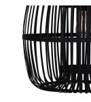 Dijk Lampa Wisząca Bambusowa w Stylu Boho 46x46x40cm Kolor Czarny 55708-074 Dijk Lampa Wisząca Bambusowa w Stylu Boho 46x46x40cm Kolor Czarny 55708-074