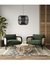 Dijk Lampa Wisząca Bambusowa w Stylu Boho 46x46x40cm Kolor Czarny 55708-074 Dijk Lampa Wisząca Bambusowa w Stylu Boho 46x46x40cm Kolor Czarny 55708-074