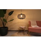 Dijk Lampa Wisząca Bambusowa w Stylu Boho 38x38x27cm Kolor Czarny 55715-074 Dijk Lampa Wisząca Bambusowa w Stylu Boho 38x38x27cm Kolor Czarny 55715-074