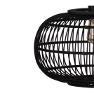 Dijk Lampa Wisząca Bambusowa w Stylu Boho 38x38x27cm Kolor Czarny 55715-074 Dijk Lampa Wisząca Bambusowa w Stylu Boho 38x38x27cm Kolor Czarny 55715-074