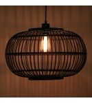 Dijk Lampa Wisząca Bambusowa w Stylu Boho 38x38x27cm Kolor Czarny 55715-074 Dijk Lampa Wisząca Bambusowa w Stylu Boho 38x38x27cm Kolor Czarny 55715-074