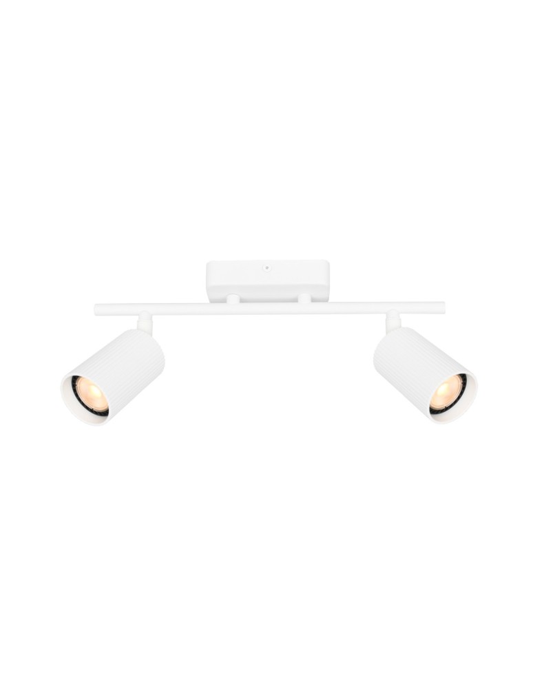 Italux Tris Reflektorek/Spot 2xGU10 10W Biały piaskowany SPL-46829-2-WH