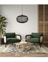 Dijk Lampa Wisząca Bambusowa w Stylu Boho 46x46x28cm Kolor Czarny 55716-074 Dijk Lampa Wisząca Bambusowa w Stylu Boho 46x46x28cm Kolor Czarny 55716-074