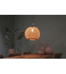 Dijk Lampa Wisząca Bambusowa w Stylu Boho 38x38x35cm Kolor Naturalny 55857-017 Dijk Lampa Wisząca Bambusowa w Stylu Boho 38x38x35cm Kolor Naturalny 55857-017