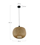 Dijk Lampa Wisząca Bambusowa w Stylu Boho 46x46x43cm Kolor Naturalny 55858-017 Dijk Lampa Wisząca Bambusowa w Stylu Boho 46x46x43cm Kolor Naturalny 55858-017