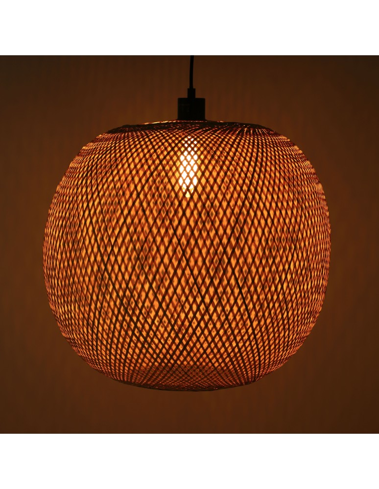 Dijk Lampa Wisząca Bambusowa w Stylu Boho 46x46x43cm Kolor Naturalny 55858-017 Dijk Lampa Wisząca Bambusowa w Stylu Boho 46x46x43cm Kolor Naturalny 55858-017