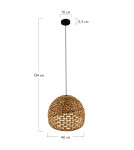 Dijk Lampa Wisząca w Stylu Boho 46x46x34cm Kolor Naturalny 55874-017 Dijk Lampa Wisząca w Stylu Boho 46x46x34cm Kolor Naturalny 55874-017