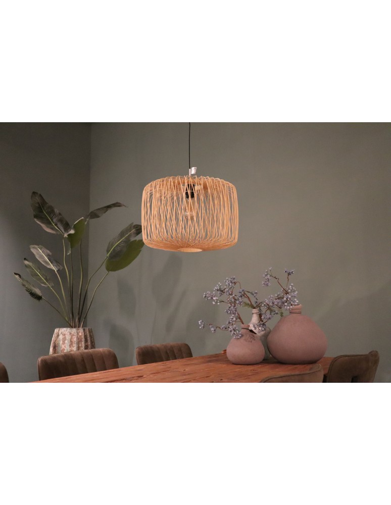 Dijk Lampa Wisząca Bambusowa w Stylu Boho 38x38x28cm Kolor Naturalny 55877-017 Dijk Lampa Wisząca Bambusowa w Stylu Boho 38x38x28cm Kolor Naturalny 55877-017