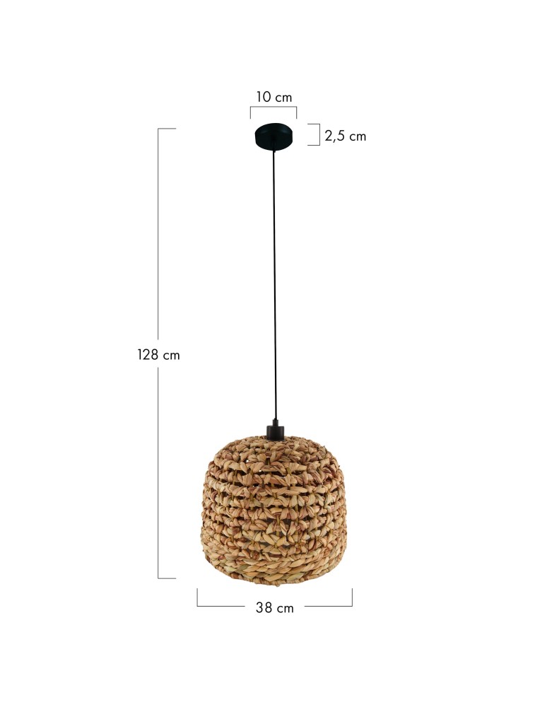 Dijk Lampa Wisząca w Stylu Boho 38x38x28cm Kolor Naturalny 56106-017 Dijk Lampa Wisząca w Stylu Boho 38x38x28cm Kolor Naturalny 56106-017