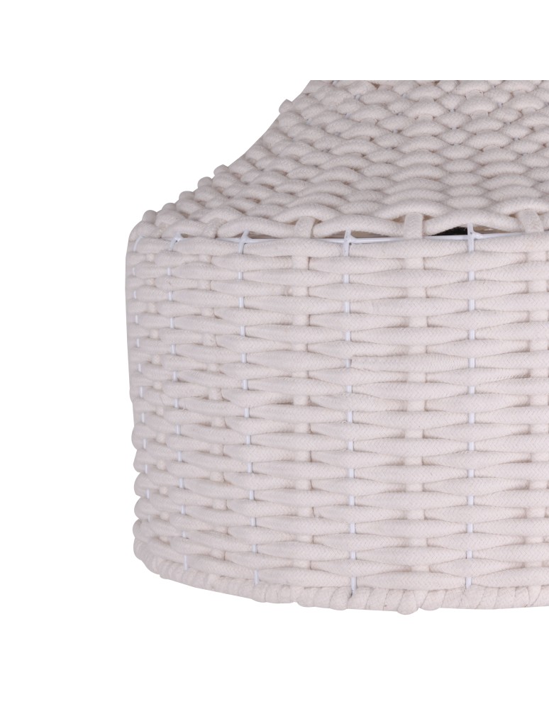 Dijk Lampa Wisząca Bawełniana 46x46x50cm Kolor Biały 102393 Dijk Lampa Wisząca Bawełniana 46x46x50cm Kolor Biały 102393