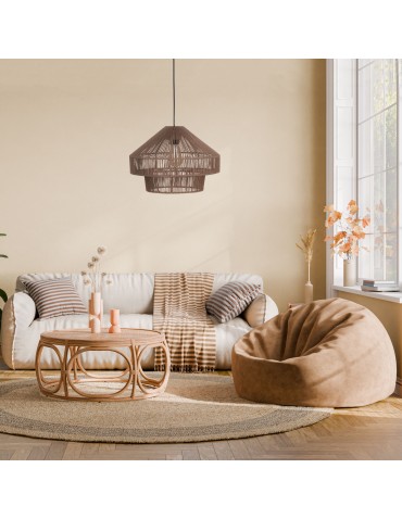 Dijk Lampa Wisząca w Stylu Boho 41x41x28cm Kolor Naturalny 104666
