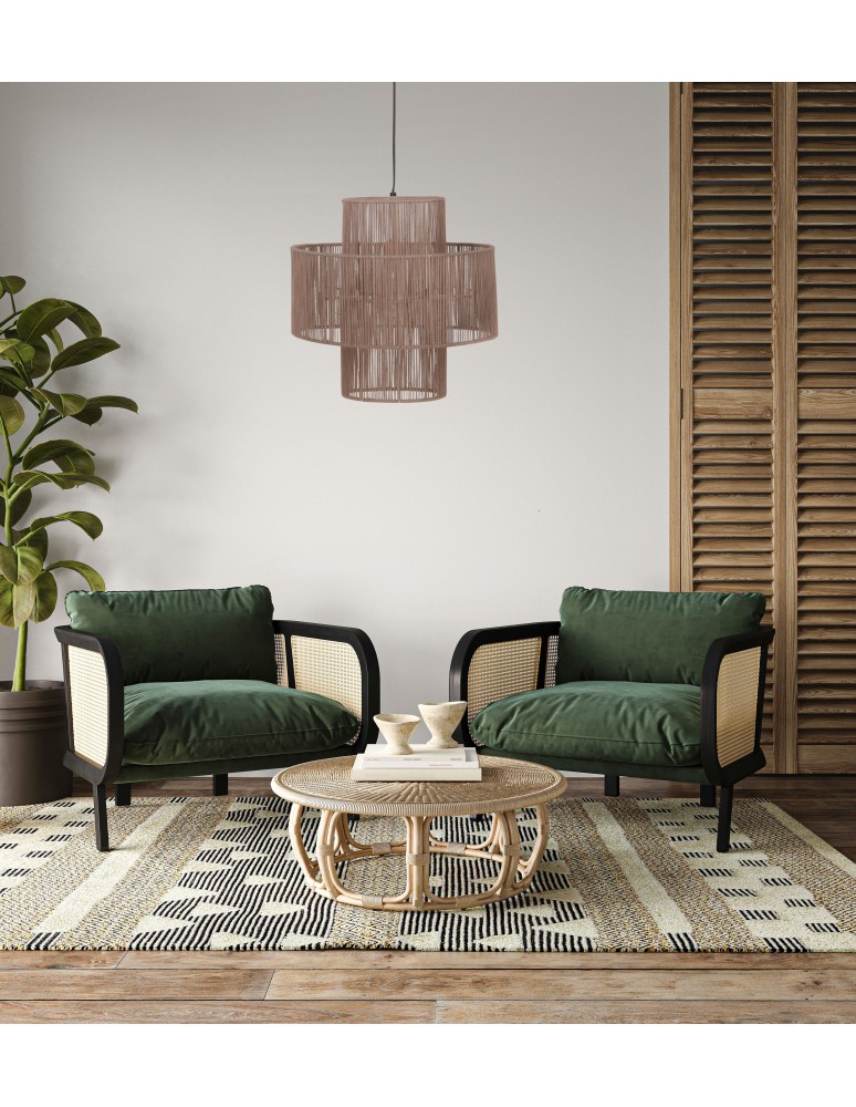 Dijk Lampa Wisząca w Stylu Boho 40x40x41cm Kolor Naturalny 104665 Dijk Lampa Wisząca w Stylu Boho 40x40x41cm Kolor Naturalny 104665