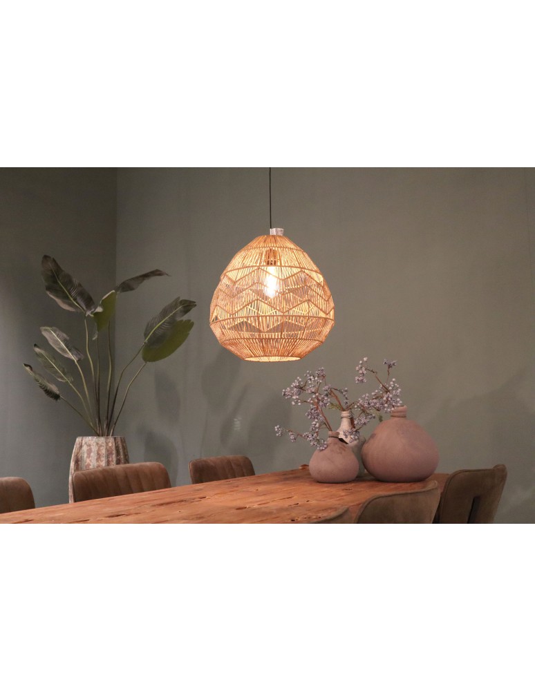Dijk Lampa Wisząca w Stylu Boho 38x38x38cm Kolor Naturalny 55865-017 Dijk Lampa Wisząca w Stylu Boho 38x38x38cm Kolor Naturalny 55865-017