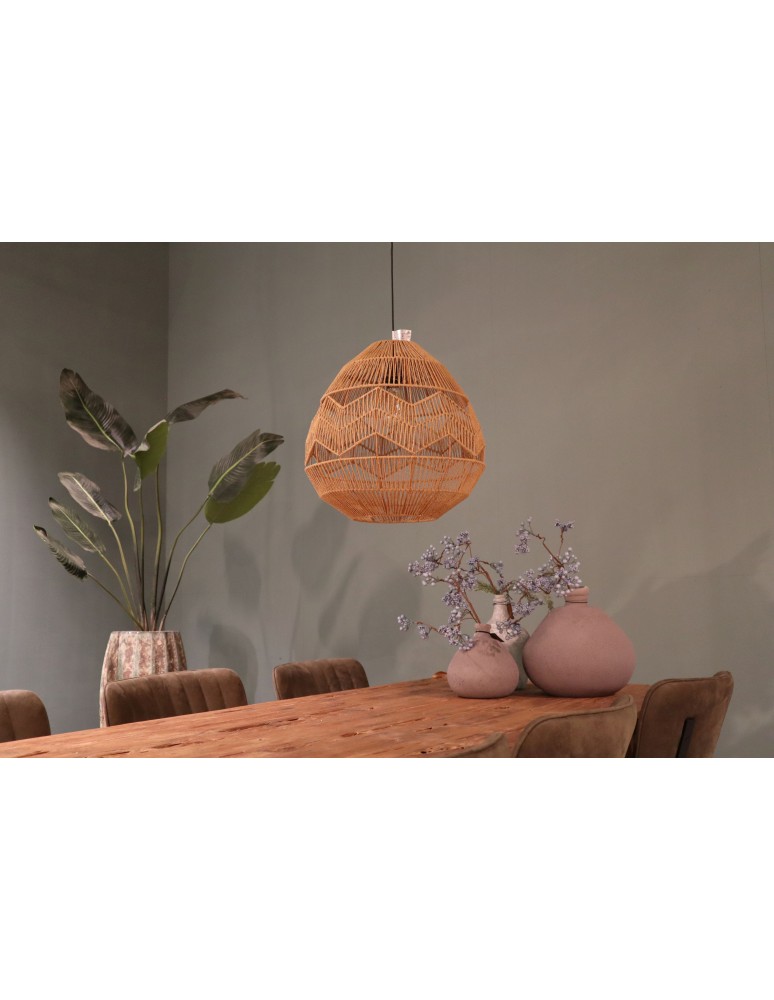 Dijk Lampa Wisząca w Stylu Boho 38x38x38cm Kolor Naturalny 55865-017 Dijk Lampa Wisząca w Stylu Boho 38x38x38cm Kolor Naturalny 55865-017