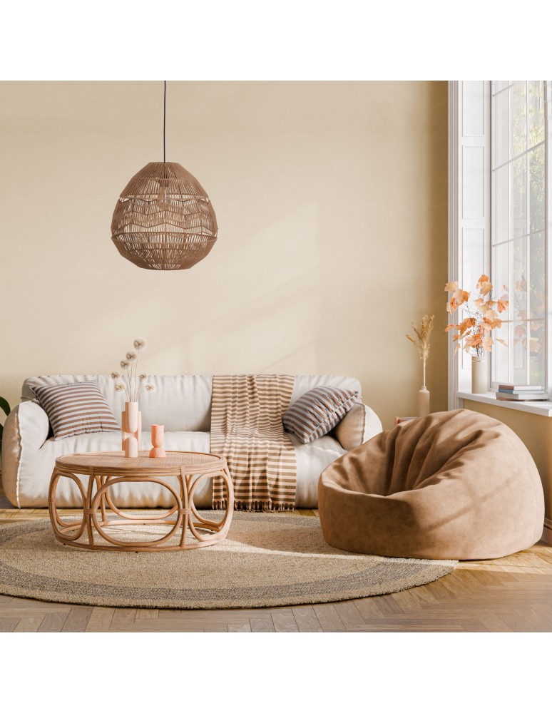 Dijk Lampa Wisząca w Stylu Boho 38x38x38cm Kolor Naturalny 55865-017 Dijk Lampa Wisząca w Stylu Boho 38x38x38cm Kolor Naturalny 55865-017