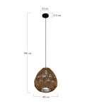 Lampy wiszące boho - Dijk Lampa Wisząca w Stylu Boho 46x46x46cm Kolor Naturalny 55866-017 - product 7